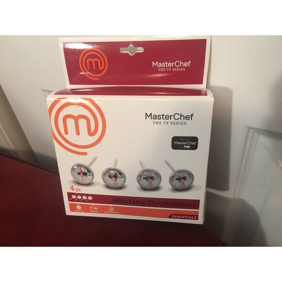 New Masterchef‎ The TV Series Mini Meat Thermometers New - Picture 1 of 4